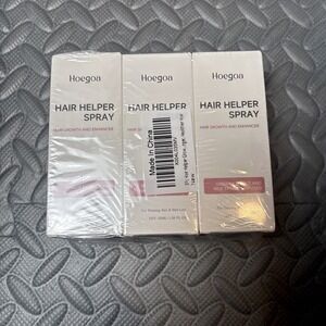 Sealed! 3 Boxes Of 1.59 oz. Hoegoa Hair Helper Spray Hair Growth & Enhancer Pics